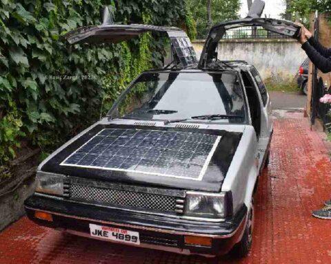Electric Solar Car In Kashmir