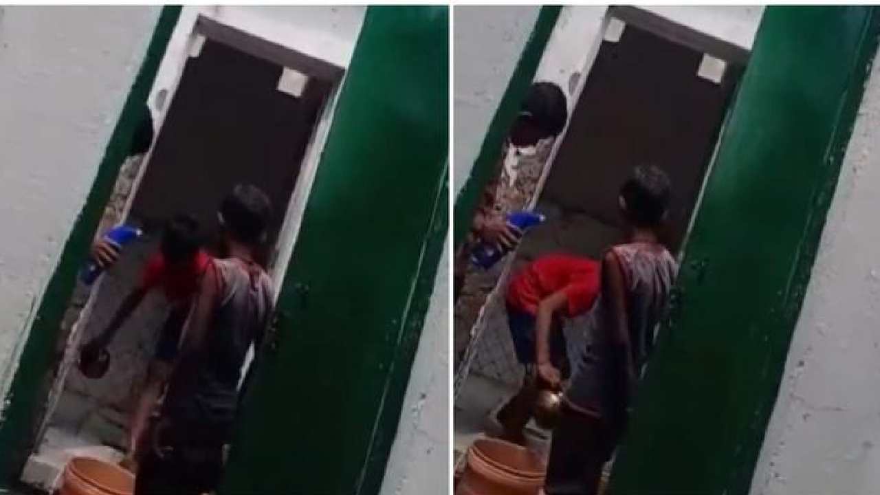 Students Made to Clean Toilet