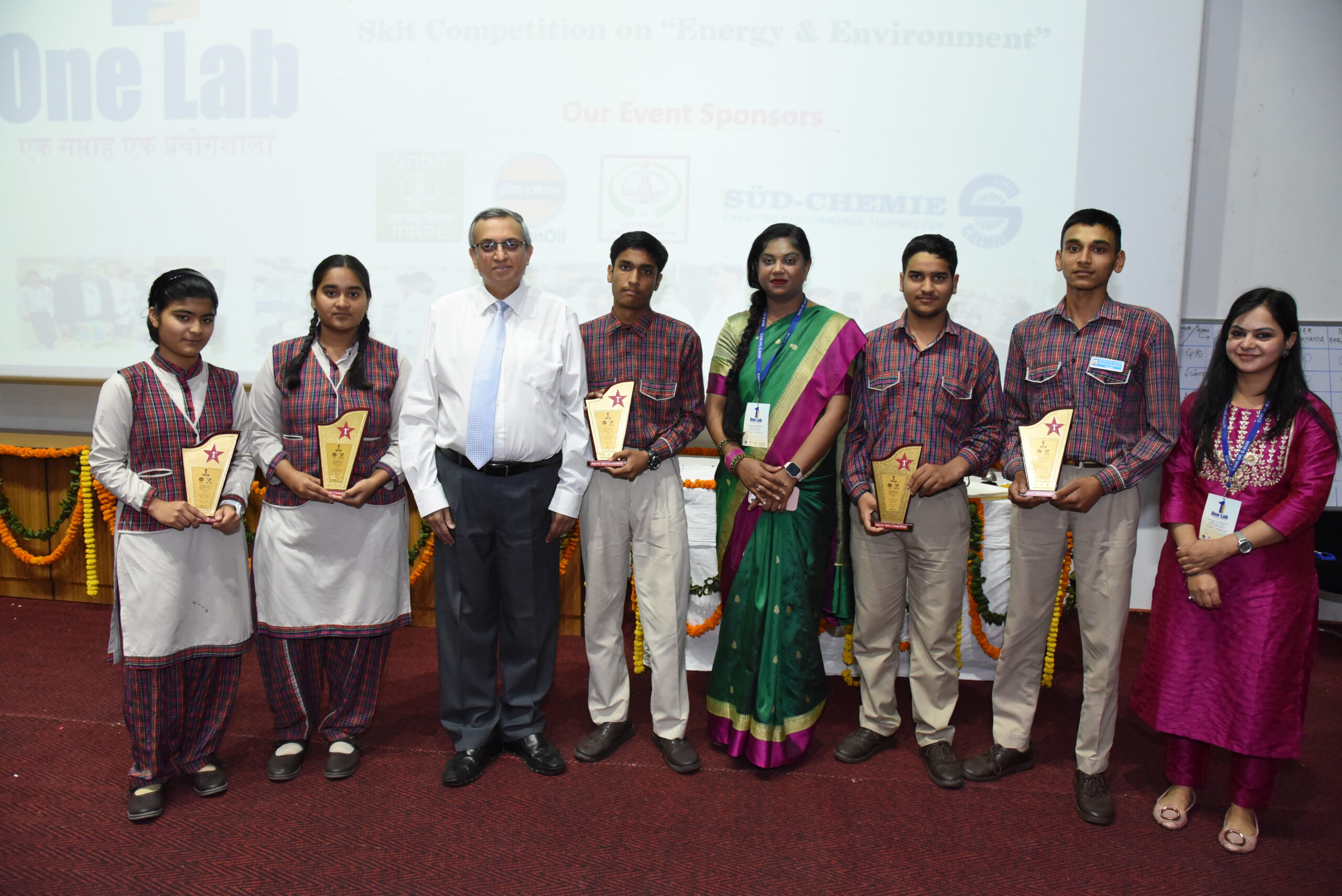Students interact with scientific community